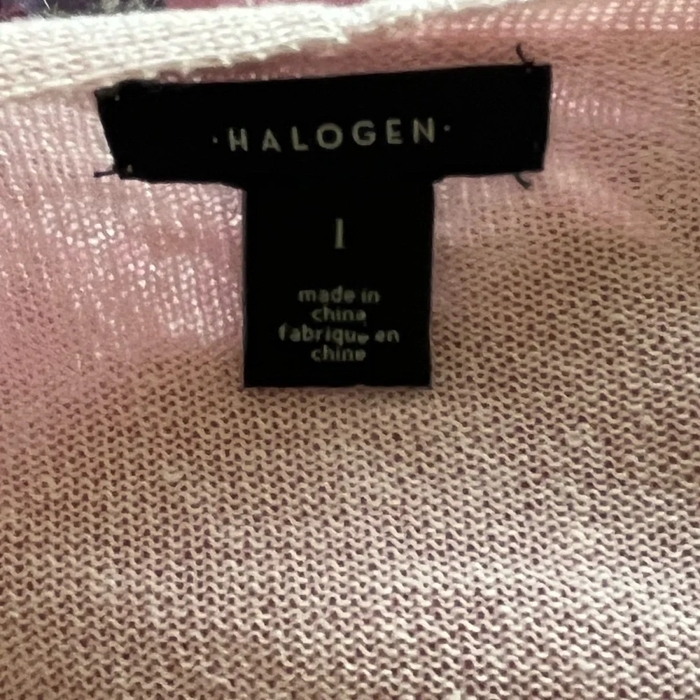 Halogen Linen Blend Open Long Cardigan Women’s Size Large - Picture 11 of 12
